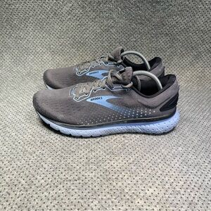 Brooks Charcoal and Sky Blue Running Shoes